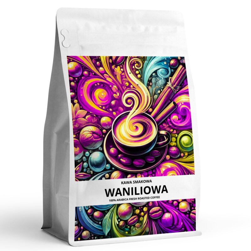 Kawa smakowa WANILIOWA Najwyższej jakości kawa aromatyzowana 100 % arabica