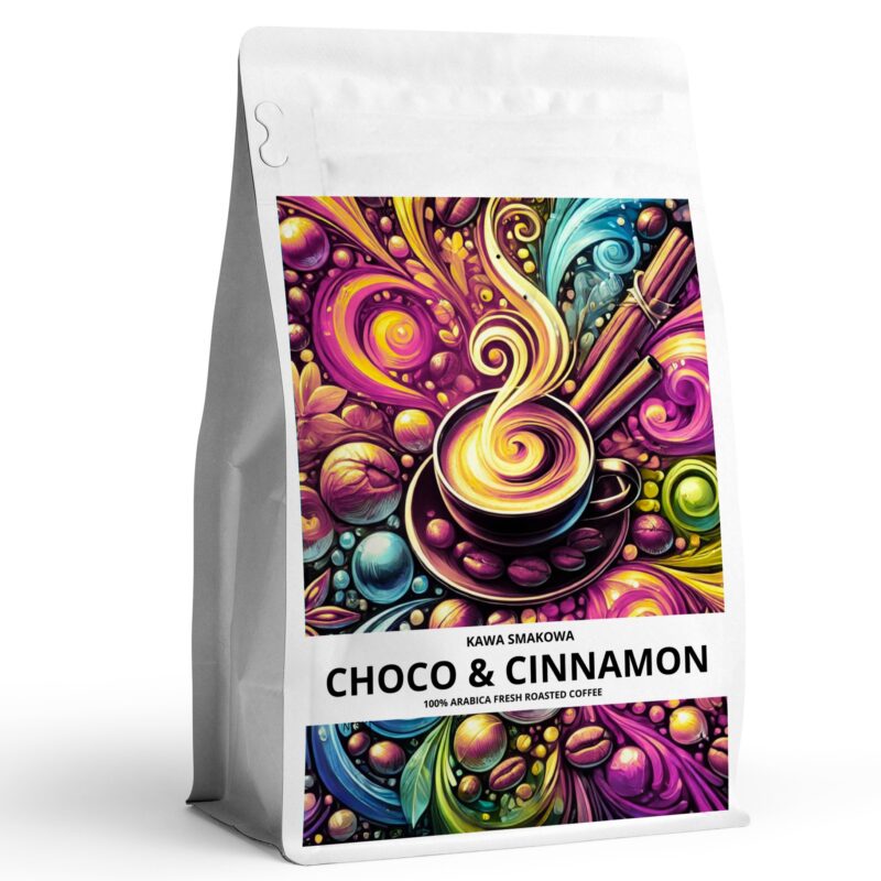 Kawa smakowa CHOCO CINNAMON Najwyższej jakości kawa aromatyzowana 100 % arabica