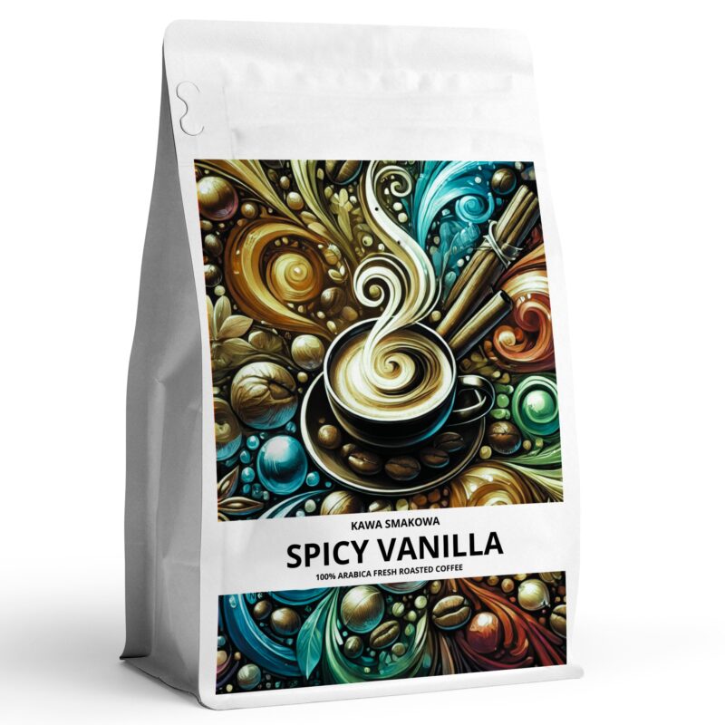 Kawa smakowa SPICY VAINILLA Najwyższej jakości kawa aromatyzowana 100 % arabica