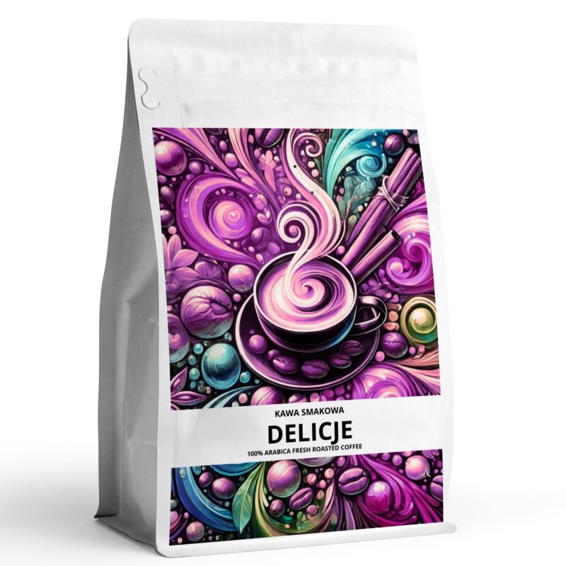 Kawa smakowa DELICJE Najwyższej jakości kawa aromatyzowana 100 % arabica