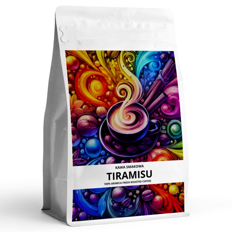 Kawa smakowa TIRAMISU Najwyższej jakości kawa aromatyzowana 100 % arabica