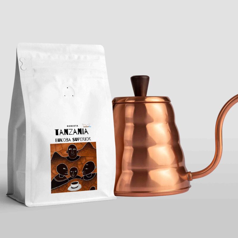 Robusta Tanzania Bukoba - Kawowy Raj Sklep ze świeżo paloną kawą Kawa o wyjatkowym profilu smakowym. Idealna do blendów i mieszanek