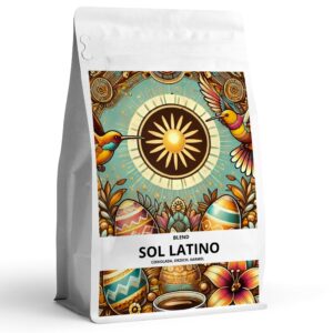 Blend-100-arabica-SOL-LATINO-idealna-kawa-na-wiosenny-poranek.kawowy Raj. Sklep z najlepsza kawą. Idealny wiosenny blend