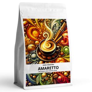 Kawa-smakowa-AMARETTO-Najwyzszej-jakosci-kawa-aromatyzowana-100-arabica. Kawowy Raj. Sklep z kawą smakową