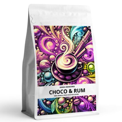 Kawa-smakowa-CHOCO-RUM-najwyzszej-jakosci-kawa-aromatyzowana. Kawowy Raj. Sklep z kawami smakowymi