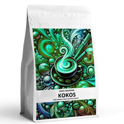 Kawa-smakowa-KOKOS-Najwyzszej-jakosci-kawa-aromatyzowana-100-arabica. Kawowy raj. Sklep z kawami smakowymi