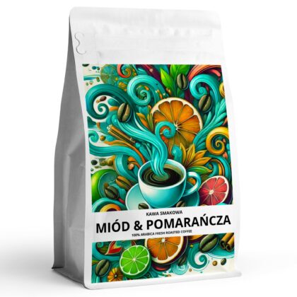 Kawa-smakowa-MIOD-POMARANCZA. Kawowy raj. Sklep z kawą smakową