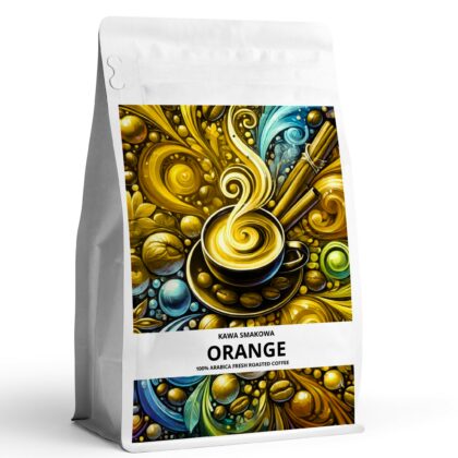 Kawa-smakowa-ORANGE-Najwyzszej-jakosci-kawa-aromatyzowana-100-arabica. Kawowy Raj. Sklep z kawą smakową