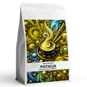 Kawa-smakowa-PISTACJA-Najwyzszej-jakosci-kawa-aromatyzowana-100-arabica. kawowy Raj. Sklep z kawą smakową