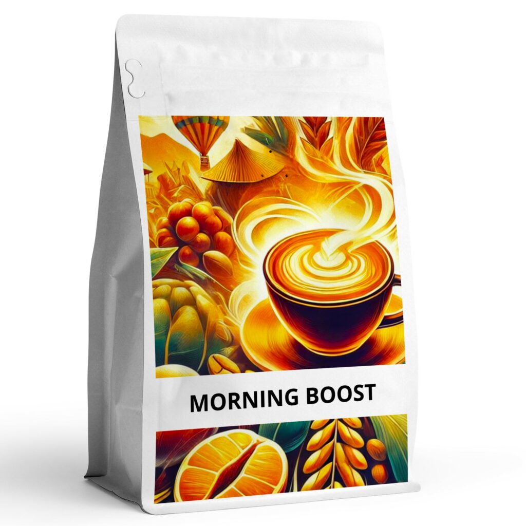 Morning-Boost-blend-mieszanka-najlepszych-arabik-i-robusty. Kawowy Raj. Sklep z najlepszą kawą