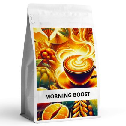 Morning-Boost-blend-mieszanka-najlepszych-arabik-i-robusty. Kawowy Raj. Sklep z najlepszą kawą