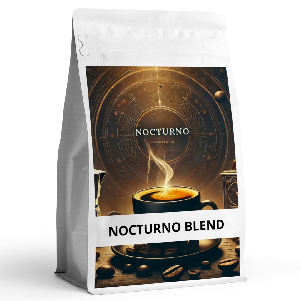 Nocturno-Blend-Blend-mieszkanka-najlepszych-arabik-i-robusty. kawowy Raj. Sklep z najlepszą kawą