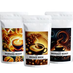 Zestaw-kaw-KAWOWY-RYTM-DZNIA. Kawowy Raj. Sklep z najlepszą kawą. Zestaw prezentowy