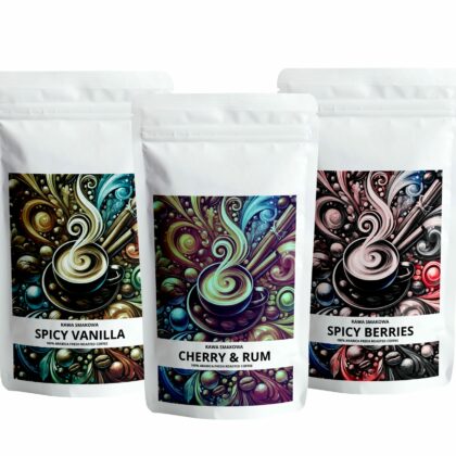 Zestaw-kaw-PIKANTNA-PRZYGODA. Kawowy Raj. Sklep z najlepsza kawą. Zestaw prezentowy