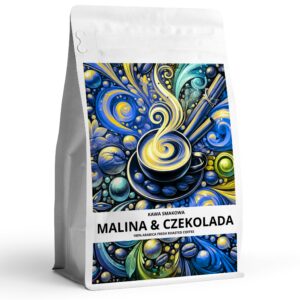 kawa-smakowa-MALINA-CZEKOLADA-Najwyzszej-jakosci-kawa-aromatyzowana-100-arabica. kawowy raj. Sklep z kawami smakowymi